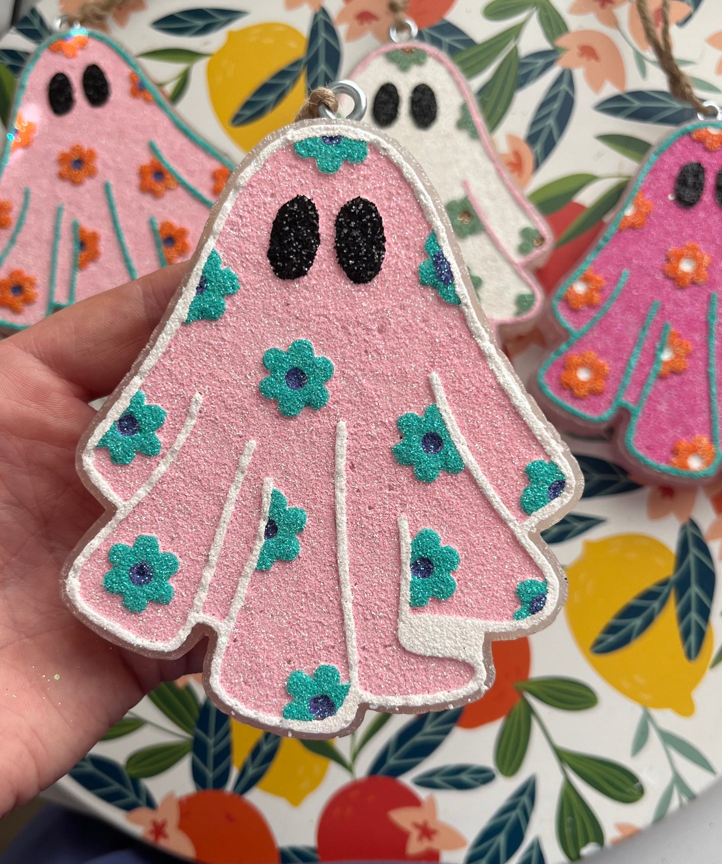 Pink Floral Ghost