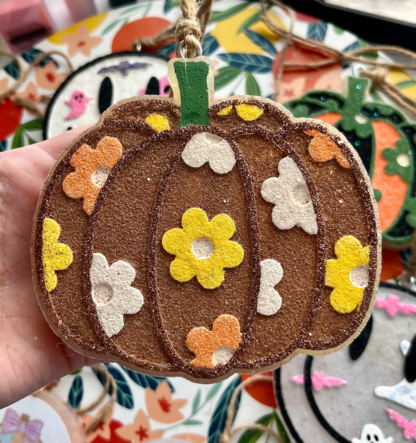 Floral Pumpkin Spice Freshie
