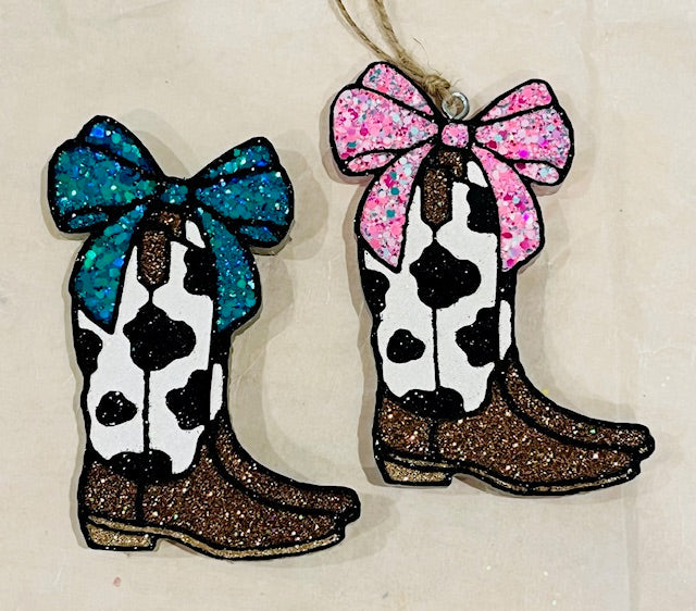 Fancy Cowboy Boot Freshie