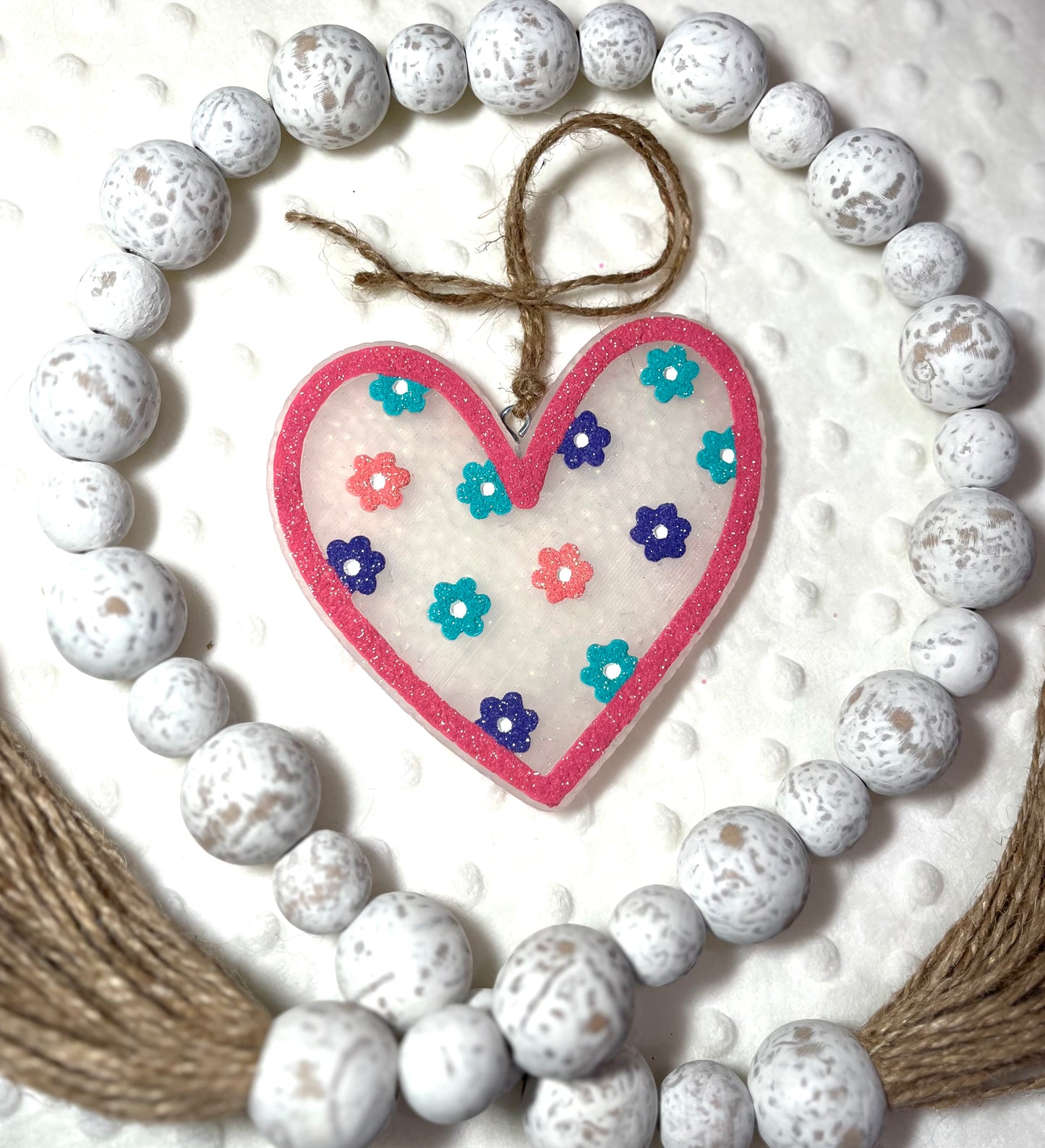 Floral Heart Freshie