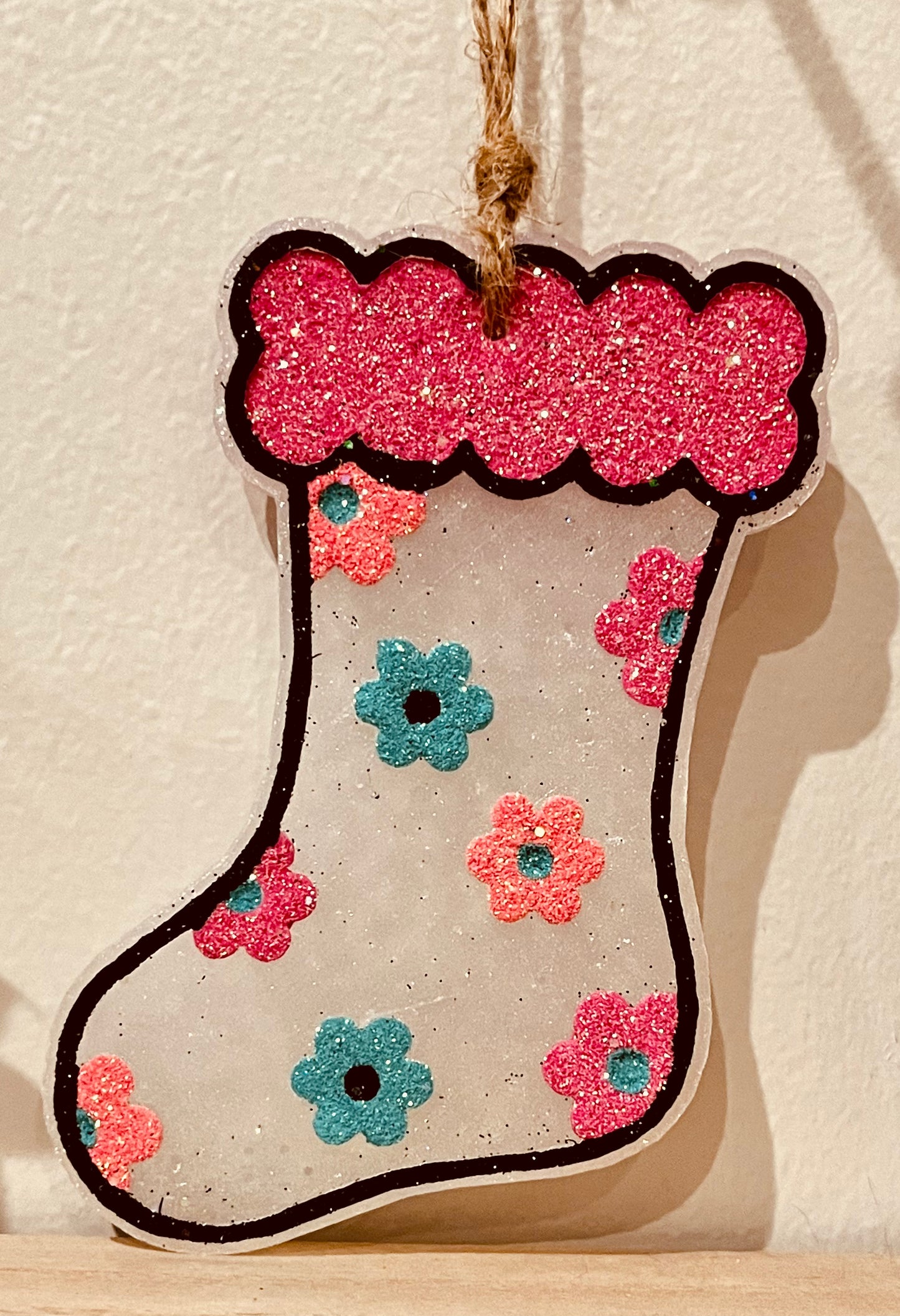 Floral Christmas Stocking