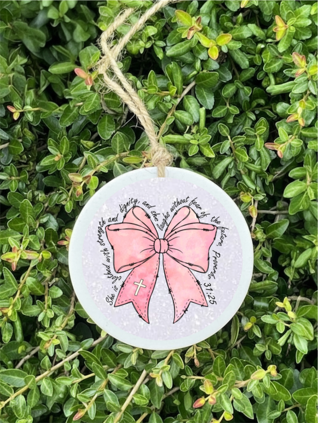 She Is Clothed Preppy Bow Freshie