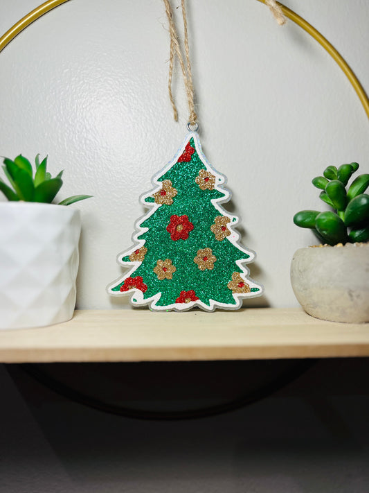 Floral Christmas Tree