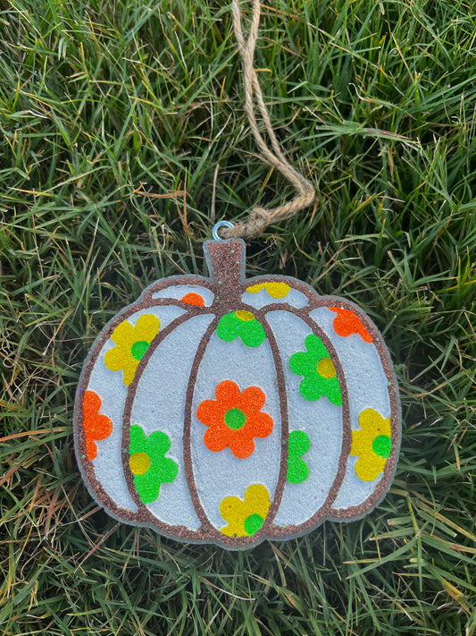 Floral Pumpkin Freshie