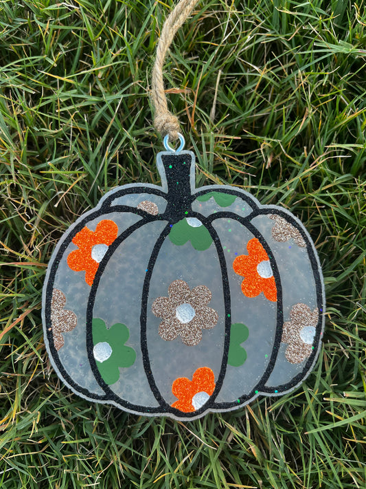 Floral Pumpkin Freshie