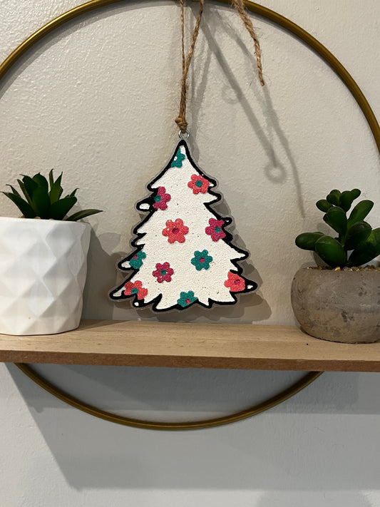 Floral Christmas Tree