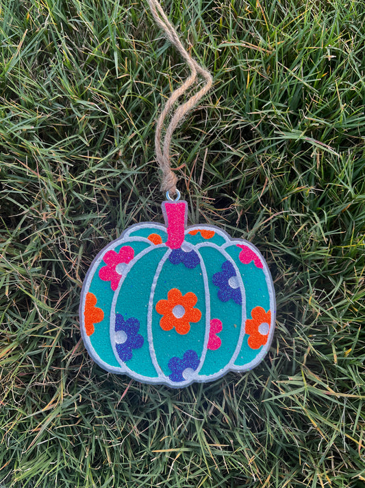 Floral Pumpkin Freshie