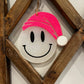 Hot Pink Santa Smiley