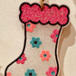 Floral Christmas Stocking