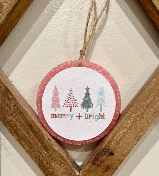 Merry & Bright Freshie w/Trees