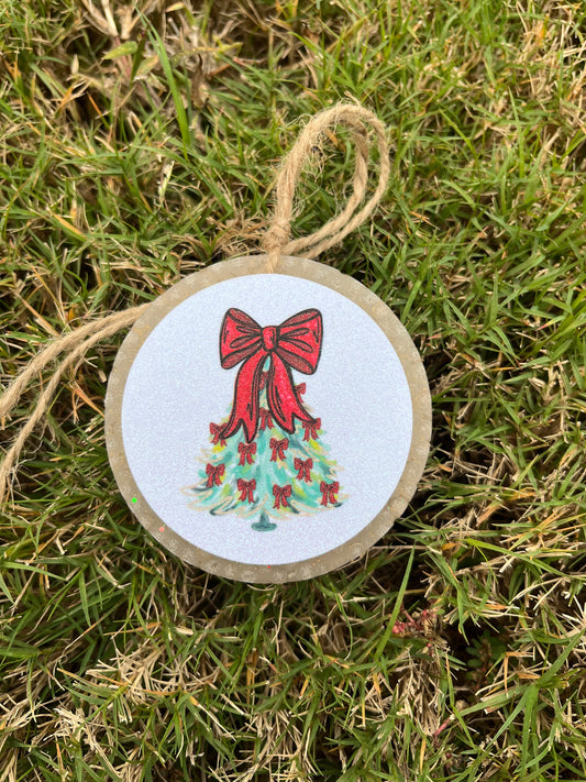 Red Coquette Christmas Tree