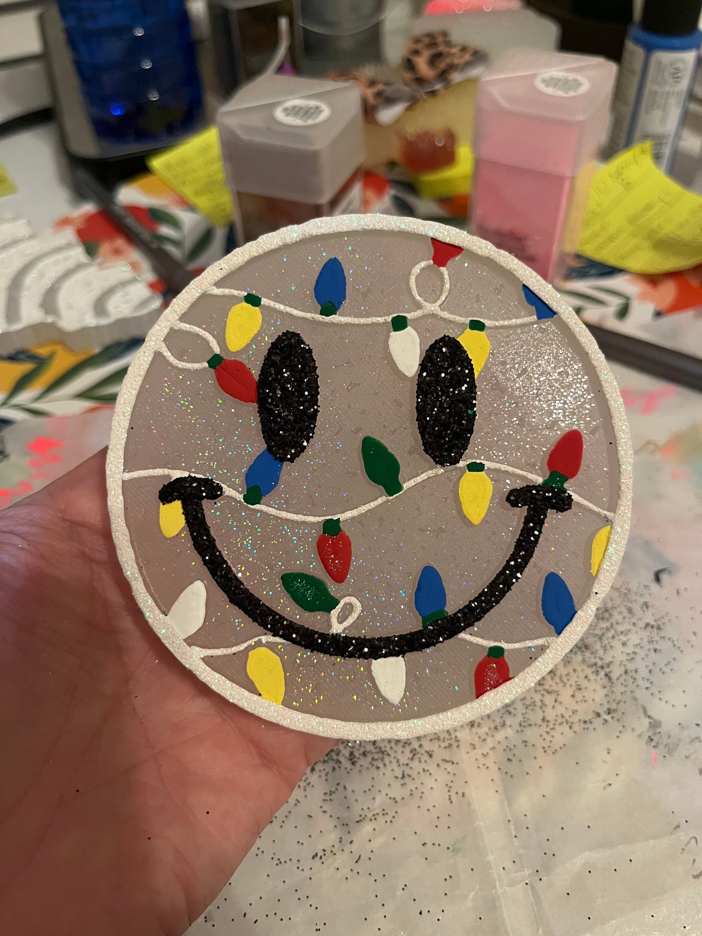 Christmas Lights Smiley