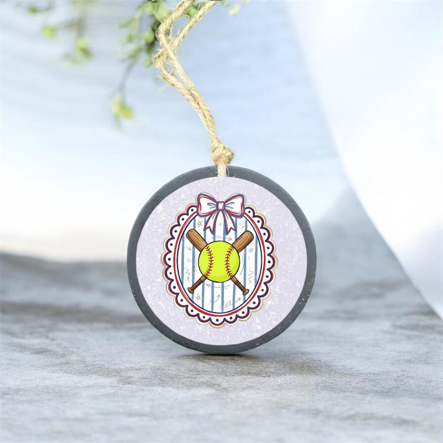 Softball Pendant Freshie